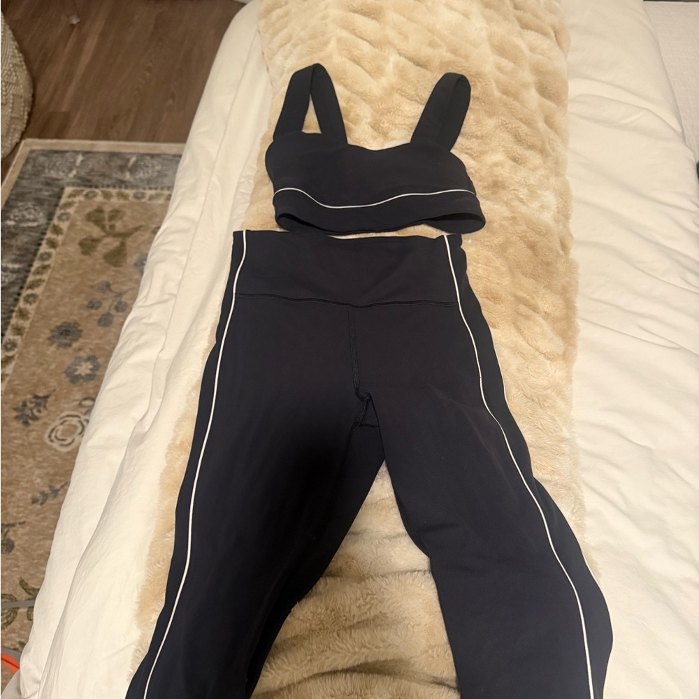 Women's Black Two-Piece Set